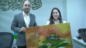 الصيدلي عمر مرجان يهنئ ملكة العبد بفوزها بالمركز الأول في مسابقة “أرز لبنان”